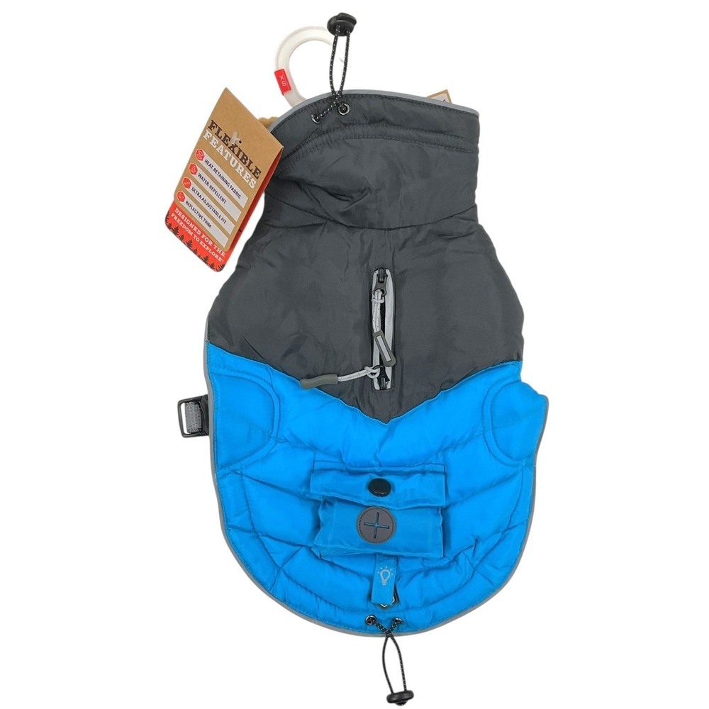 Arcadia Trail XS (16"-18")‎ Insulated Water Repellent Dog Coat w/Pocket NWT